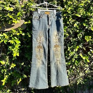 DANIEL embroidered flare jeans